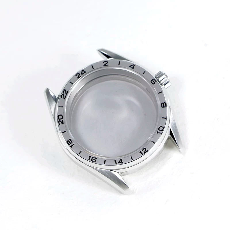 Premium GS GMT Mod Case 38MM High Quality Sapphire NH35/NH34 Stainless Steel Watch Waterproof