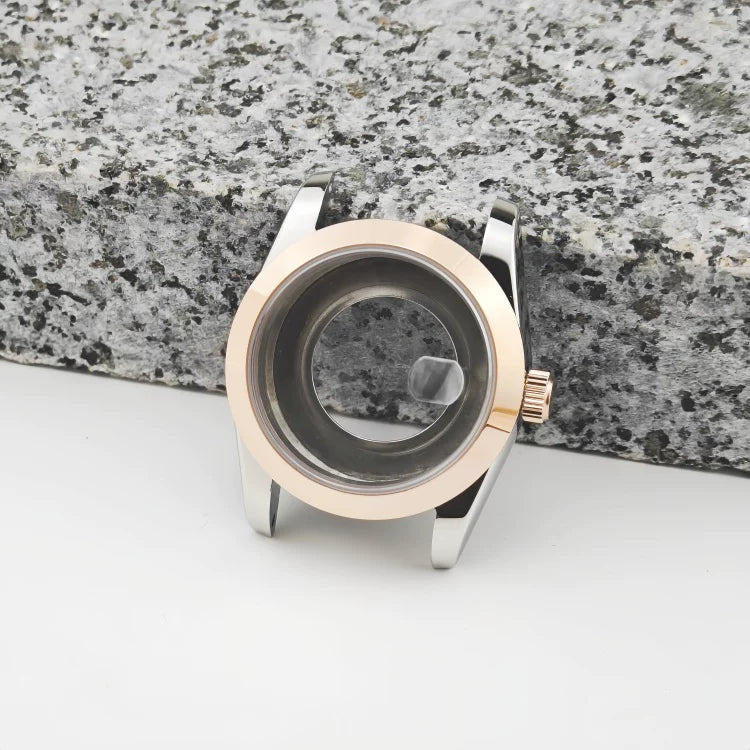 Lady Watch Case NH05 31mm aperture log modified Explorer stainless steel case black gold silver women