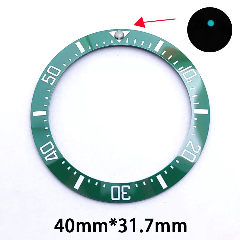 Slope Bezel Insert For 43mm Deep Sea James Cameron Watch Case Ghost King ceramic 40MM * 31.7MM