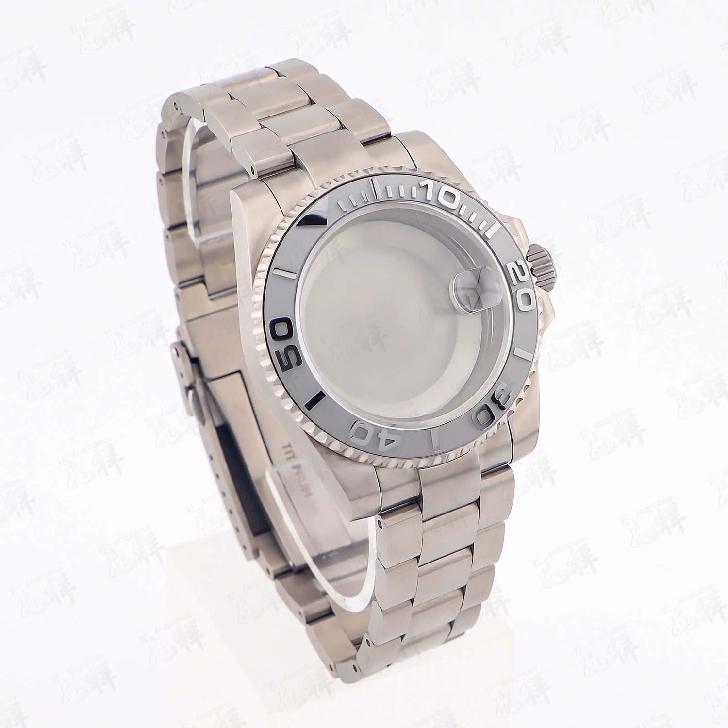 Titanium Watch Case Submariner Yacht master GMT 40mm Titanium Strap Modified Accessories Fit NH34 35 ETA2824 PT5000 Movement