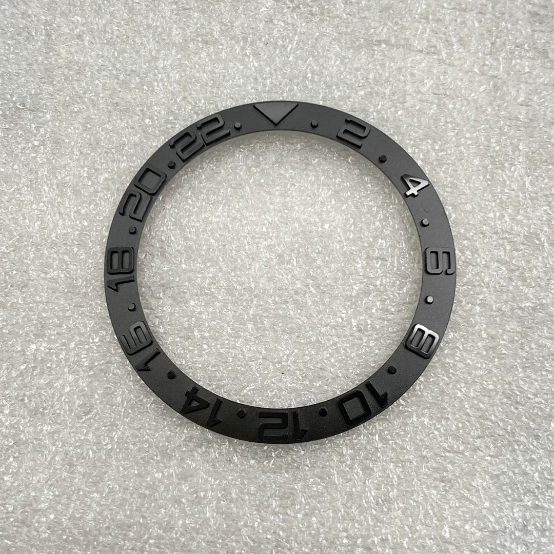 GMT Bezel Insert aluminum bezel 38mm x 30.6mm for GMT MASTER etc case pepsi