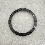 GMT Bezel Insert aluminum bezel 38mm x 30.6mm for GMT MASTER etc case pepsi