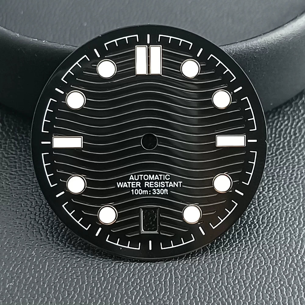 31.8mm Seamaster 300 Green luminous dial fits NH35/NH36 movements custom logos