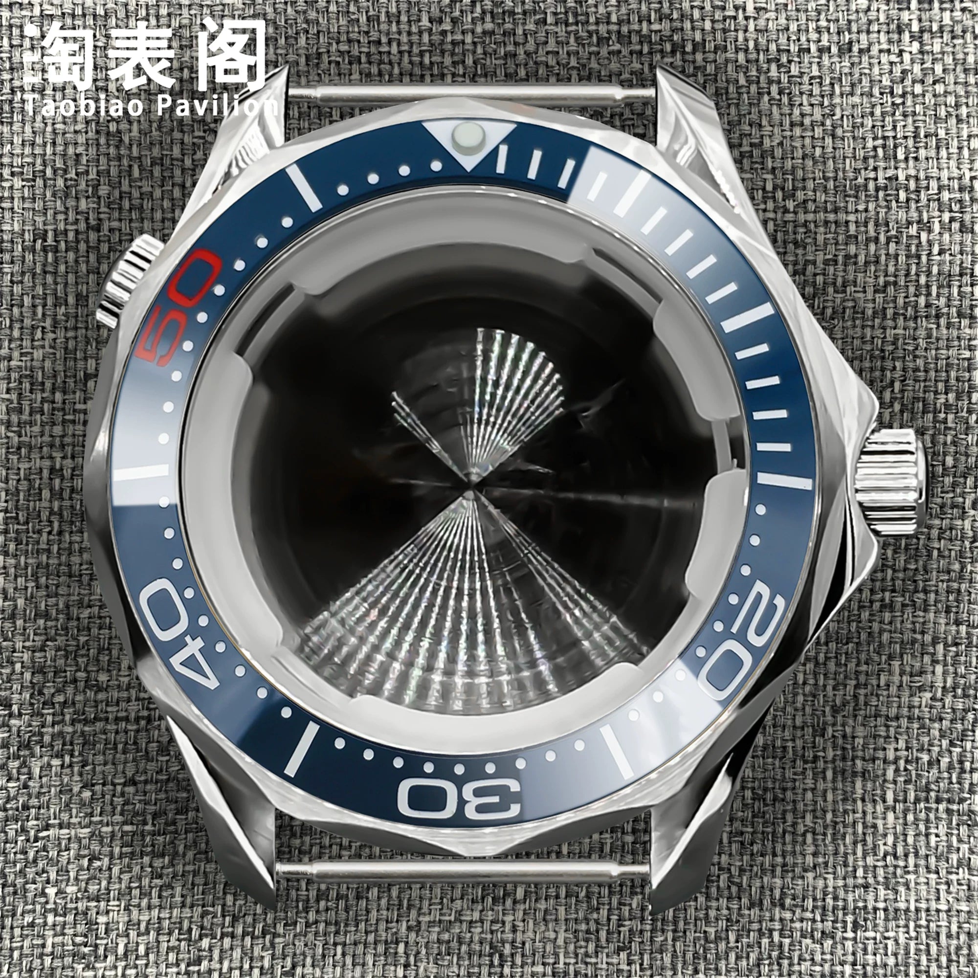 41Mm Seamaster 300 case for NH35/36 ETA2824 PT5000 Miyota 8215 Solid Back 10ATM Sapphire