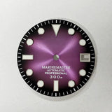 Premium 28.5mm Sunburst Watch Dial Gradient sun pattern gradual change diving super luminous literal