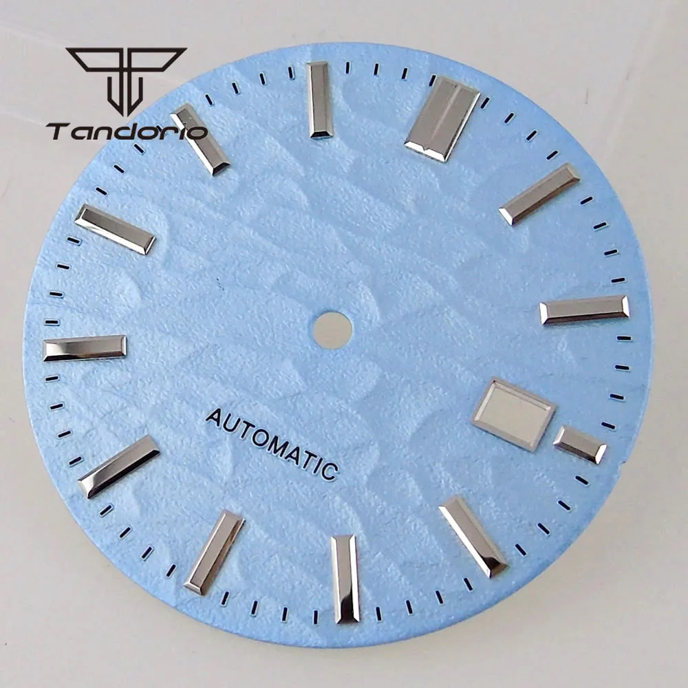 33.5MM gs Cocktail watch dial silver hand set NH35 NH36 nh38 pilot modification accessories