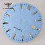 33.5MM gs Cocktail watch dial silver hand set NH35 NH36 nh38 pilot modification accessories