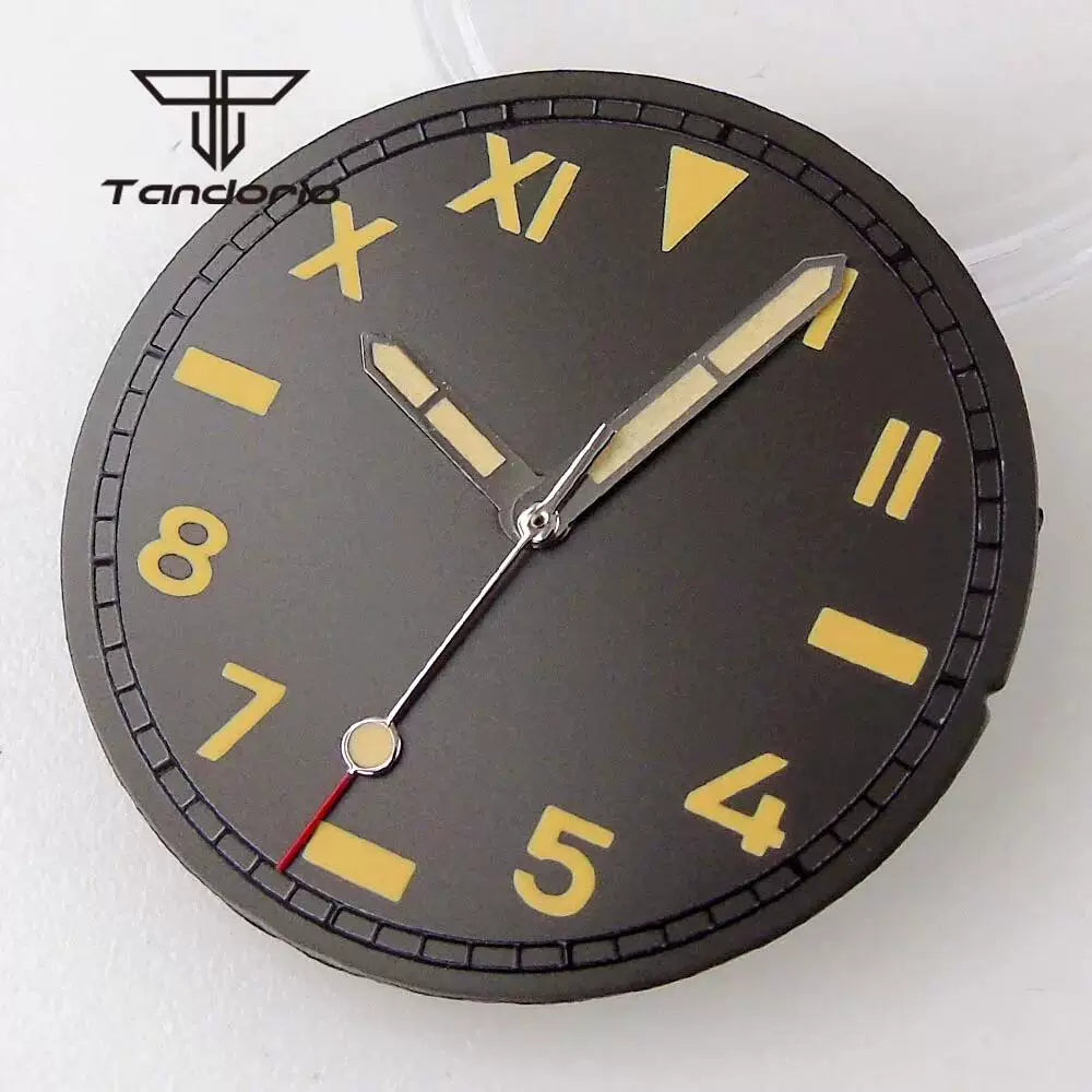29mm Californian Dial Vintage Roman Number ETA2824 NH35  ST2130 PT MIYOTA Green Lume