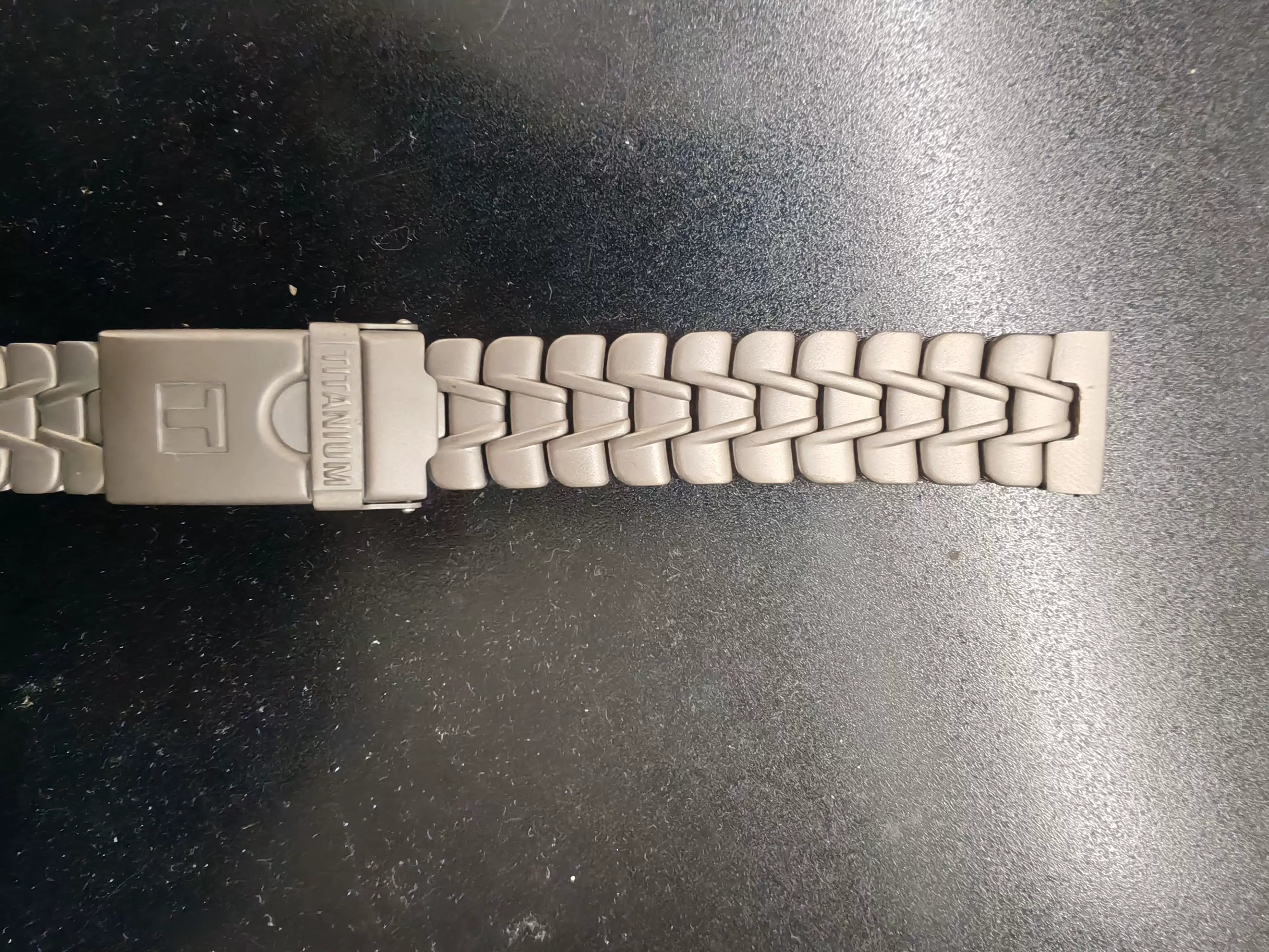 TA2 pure titanium watch strap flat end 18mm 19mm 20mm 21mm 22mm anti allergy light weight
