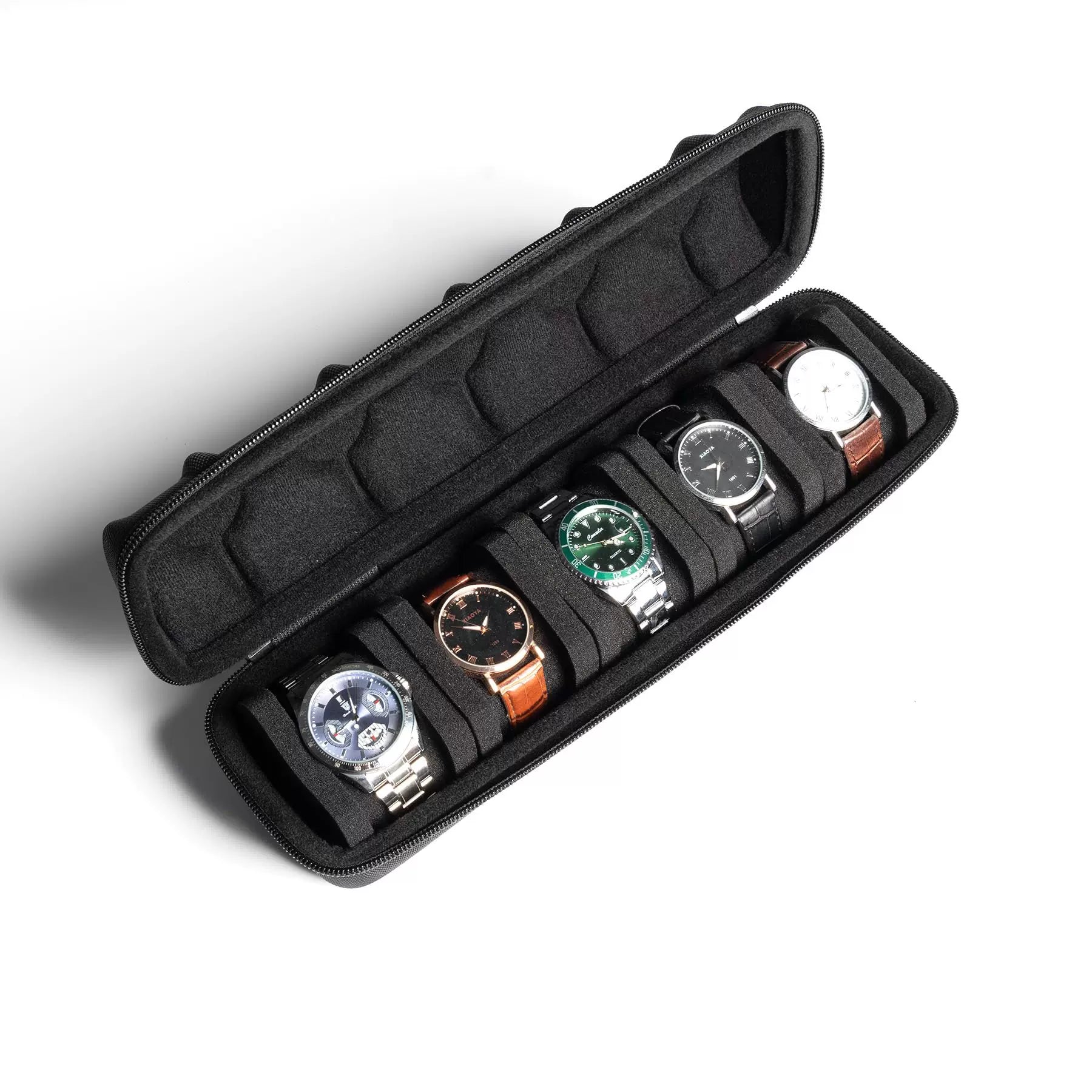 Fabric Watch box Watch protection box Travel portable multi-grid anti-friction pressure-resistant