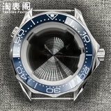41Mm Seamaster 300 case for NH35/36 ETA2824 PT5000 Miyota 8215 Solid Back 10ATM Sapphire