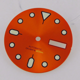 29MM dial for NH36 calendar week green luminous 3/3.8 position SKX007