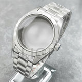 38mm Polished Explorer Watch Case Sapphire 10Bar for NH35 36 34 38 PT5000 ETA2824 SW200