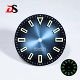 Premium Watch Dial Sunburst No date window 28.5mm hollow marker 60C luminous modification for NH35 / Miyota T9015/ ETA2824 PT5000
