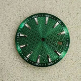 33.5MM dial green luminous strip nail  for NH35/364R/7S movement