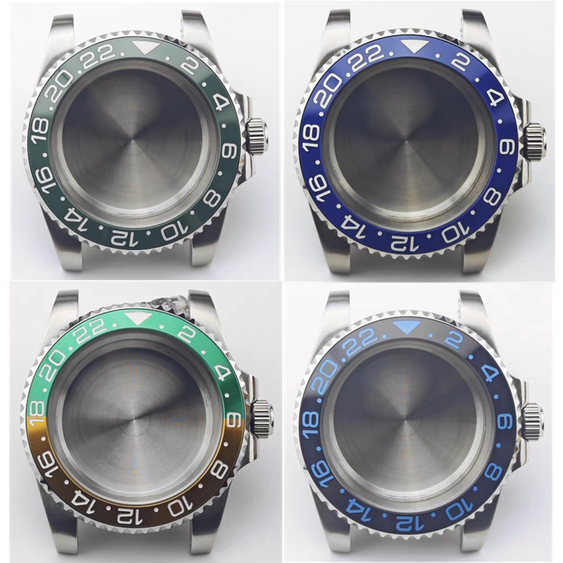 41mm Submariner /GMT Style watch case NH34/35/36 Sapphire 10ATM