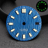 28.5mm SKX007 Watch Dial and for 62mas modified accessories NH35/NH34 movement with hands