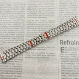 20MM presidential Bracelet strap invisible buckle silver black gold rose gold two tone etc solid stainless steel folding watch band for submriner yacht master datejust explorer