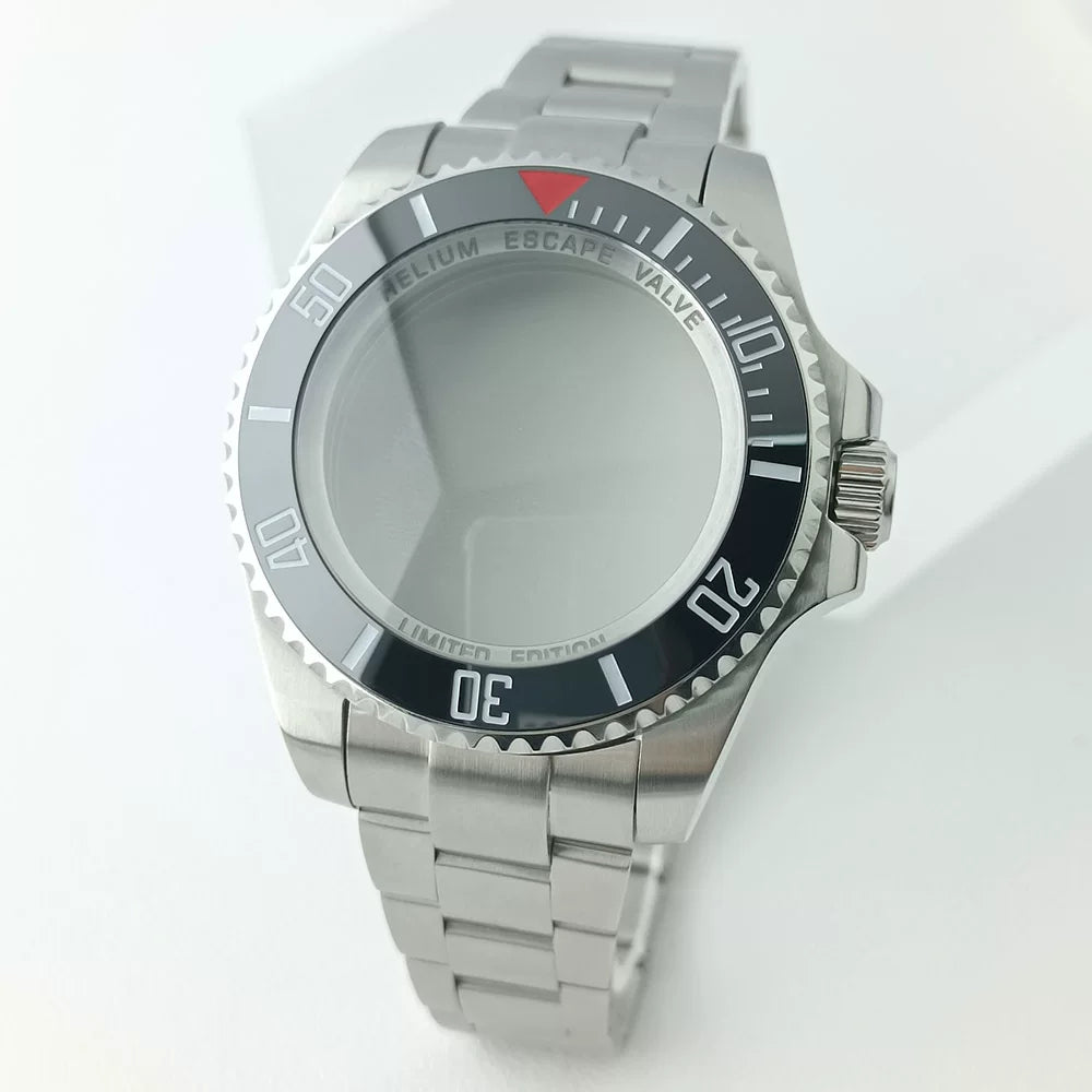 James Cameron Watch Case Ghost King case 43.5MM new modified NH35 NH36 PT5000 ETA2824waterproof sapphire glass 316L suitable for NH35 NH36 mechanical movement