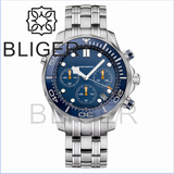 41MM Quartz VK63 Seamaster Chronograph  Sapphire Glass Green Luminous 5ATM