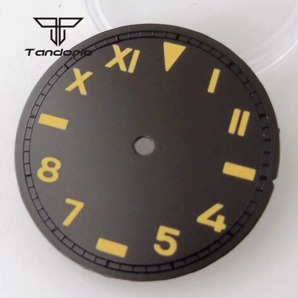 29mm Californian Dial Vintage Roman Number ETA2824 NH35  ST2130 PT MIYOTA Green Lume