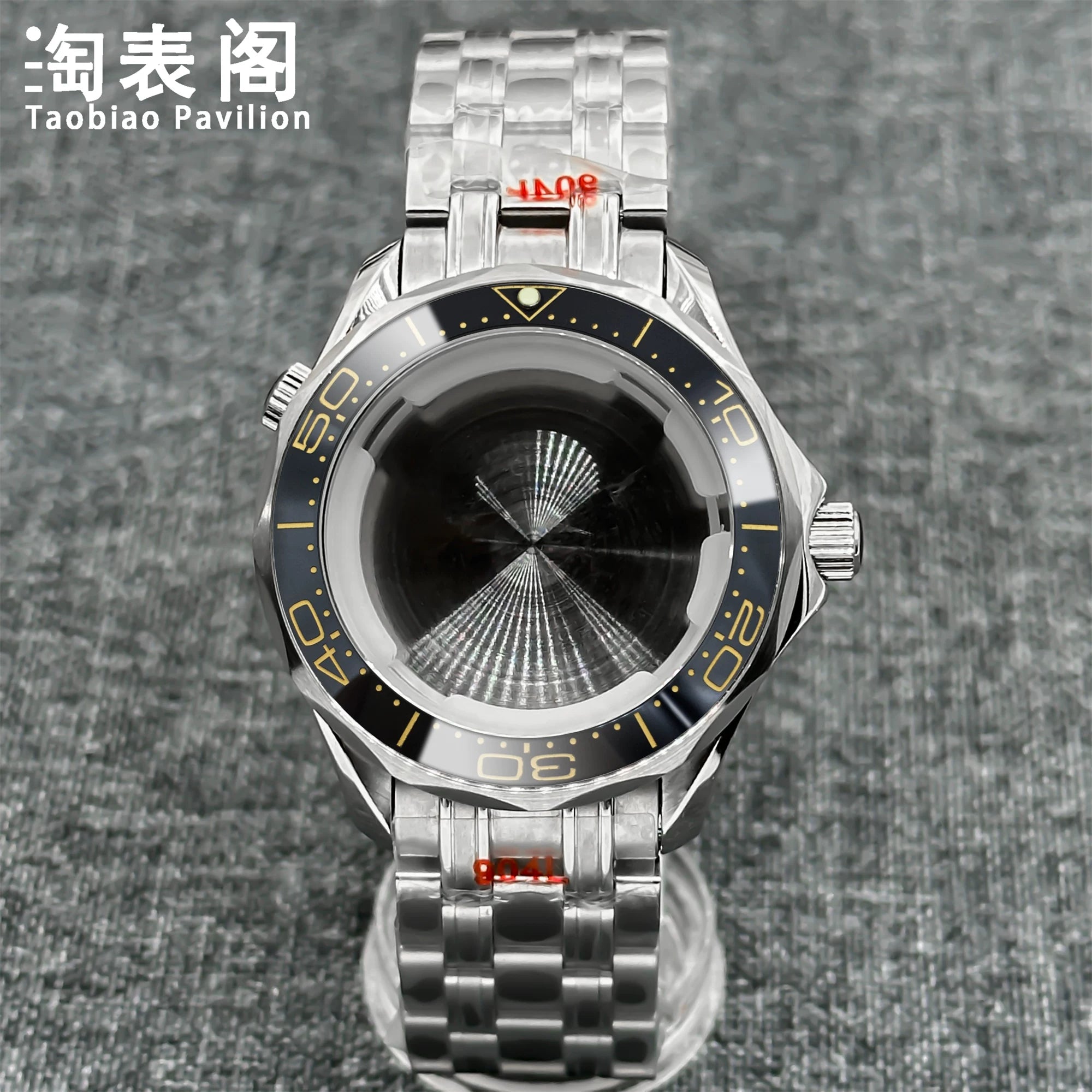 41Mm Seamaster 300 case for NH35/36 ETA2824 PT5000 Miyota 8215 Solid Back 10ATM Sapphire