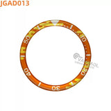 38MM x31.5mm Skx007 Bezel Watch accessories, resin B.C style digital indicator ring, suitable for 007 outer ring baffle