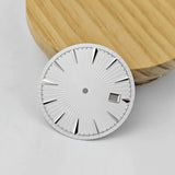 35mm Sterile Cocktail Dial for NH35 vertical pattern texture no lume
