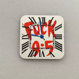 27MM square dial graffiti blue hands for Japanese NH35/NH36 movements no lume Santos Mod Part