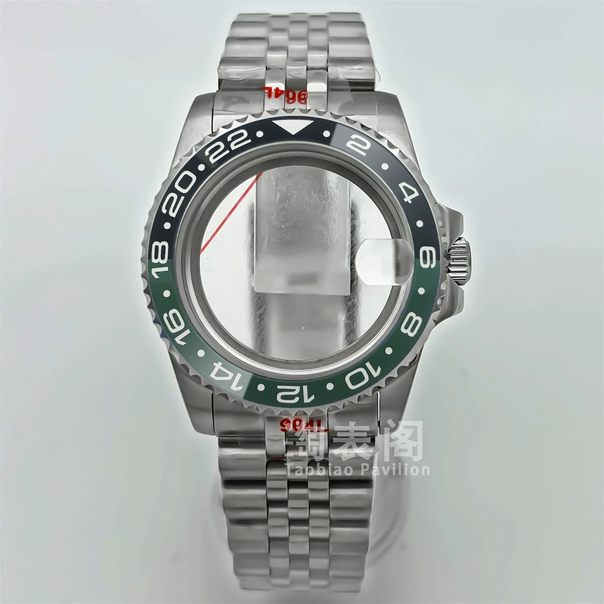 Modified Submariner Case 36mm/38mm GMT Case ceramic bezel sapphire glass for NH35 34 36 38 Etc movement