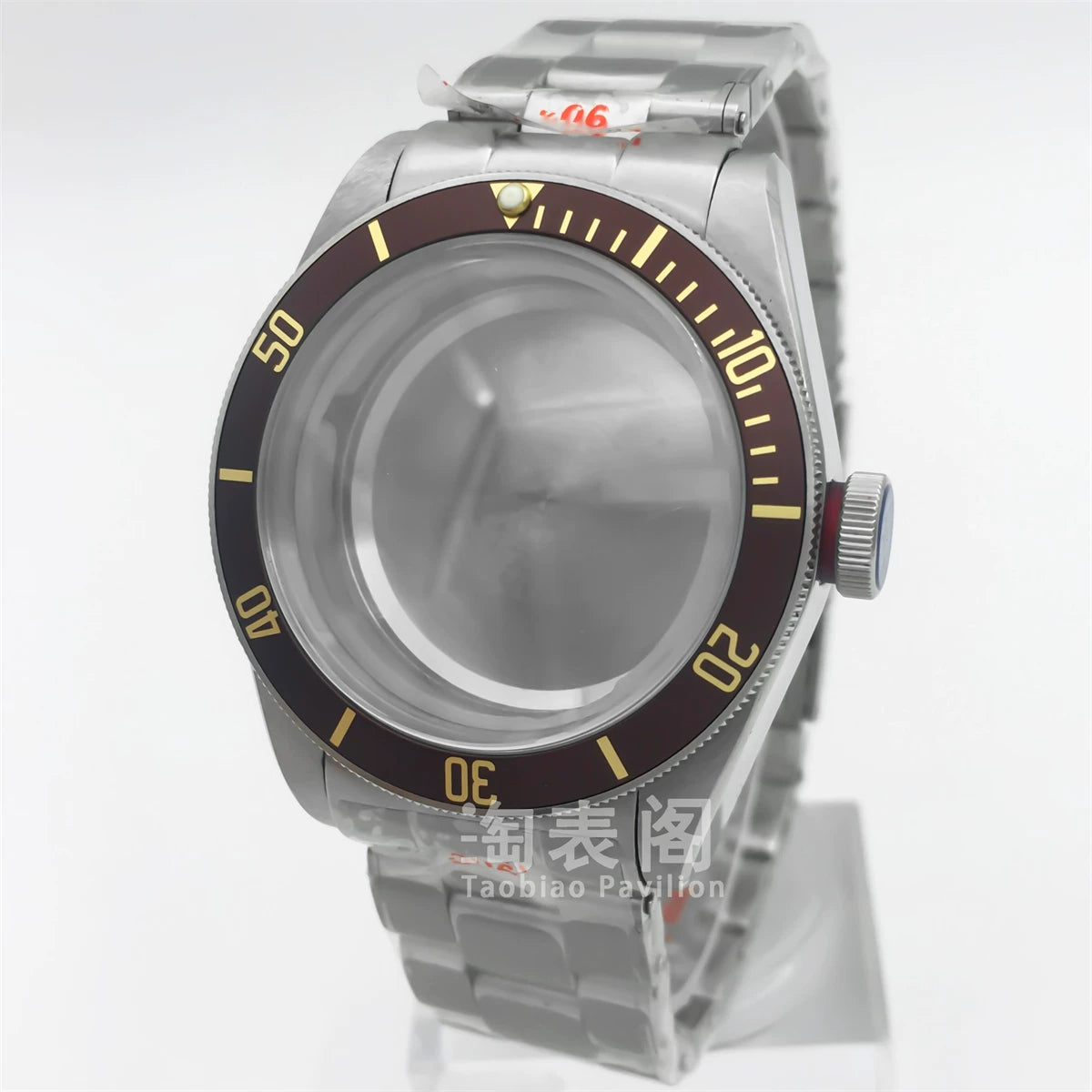 41mm Black Bay Watch case for NH35 36 ETA2824 PT5000 movement,Domed sapphire 10ATM