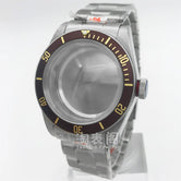 41mm Black Bay Watch case for NH35 36 ETA2824 PT5000 movement,Domed sapphire 10ATM