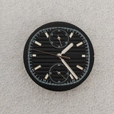 41mm Quartz Nautilus Watch Case set Sterile stainless steel sapphire glass for vk61 movement 3ATM