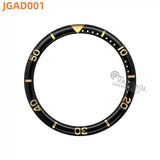 38MM x31.5mm Skx007 Bezel Watch accessories, resin B.C style digital indicator ring, suitable for 007 outer ring baffle