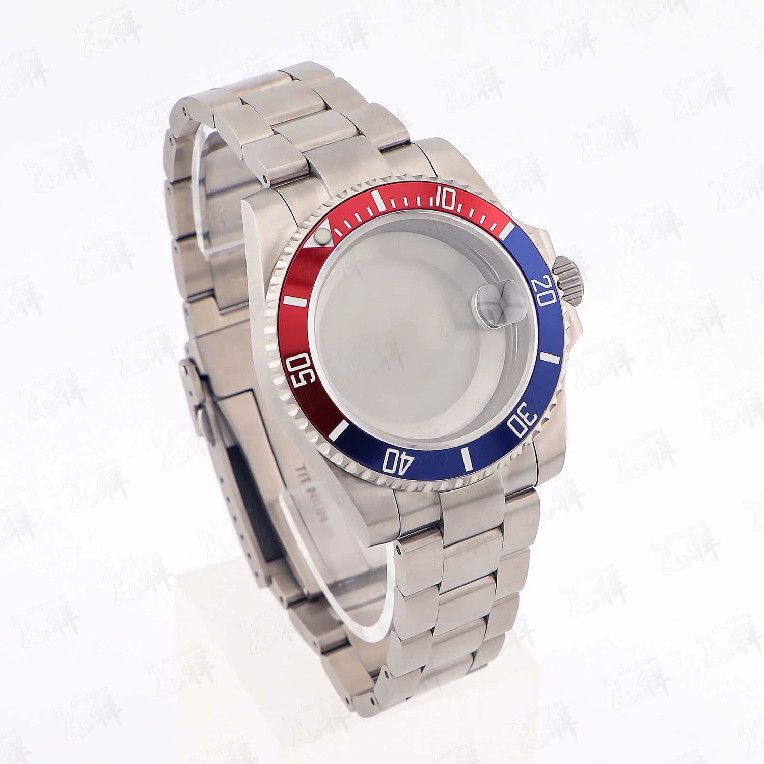 Titanium Watch Case Submariner Yacht master GMT 40mm Titanium Strap Modified Accessories Fit NH34 35 ETA2824 PT5000 Movement