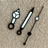 Green luminous Watch Hands Benz Style needle black hands red blue green orange gray white suitable for Japanese NH35/36/4R movement