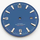 33.5MM green luminous dial suitable for 8215 2813 movement Half Sterile
