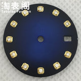 20.5Mm Ladies Watch Dial Diamond Index for NH05A NH06A Movement Modified Accessories