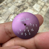 No Date Window 28.5MM watch dial Who Cares I’m Already Late For NH35