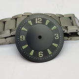 33.5mm dial and hands 36912 number for eta2824 miyota 8215 seiko NH35 movement green luminous
