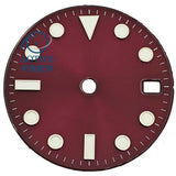 28.5MM Submariner Dial sunburst Blue luminous NH35 NH34 ETA2824 PT5000 Miyota8215 ST2130