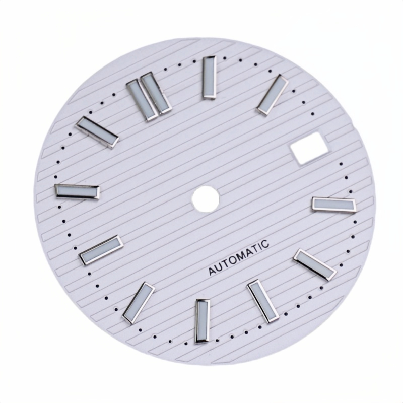 30.5MM Nautilus Dial Green luminous for NH35 mechanical automatic movement with hands
