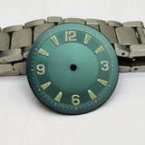 33.5mm dial and hands 36912 number for eta2824 miyota 8215 seiko NH35 movement green luminous