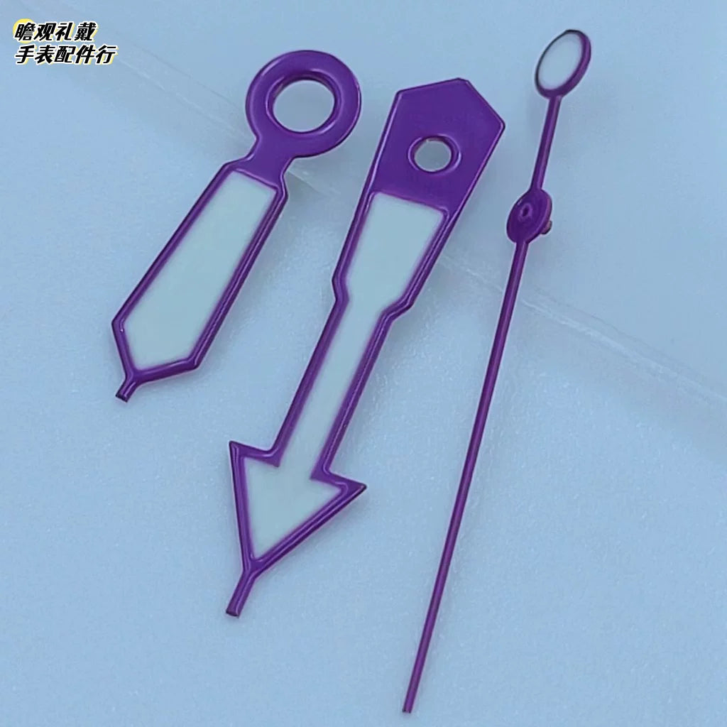 Colorful Watch hands multi-color luminous watch hands for NH35 NH36 7S26 7S36 4R35 4R36 movement
