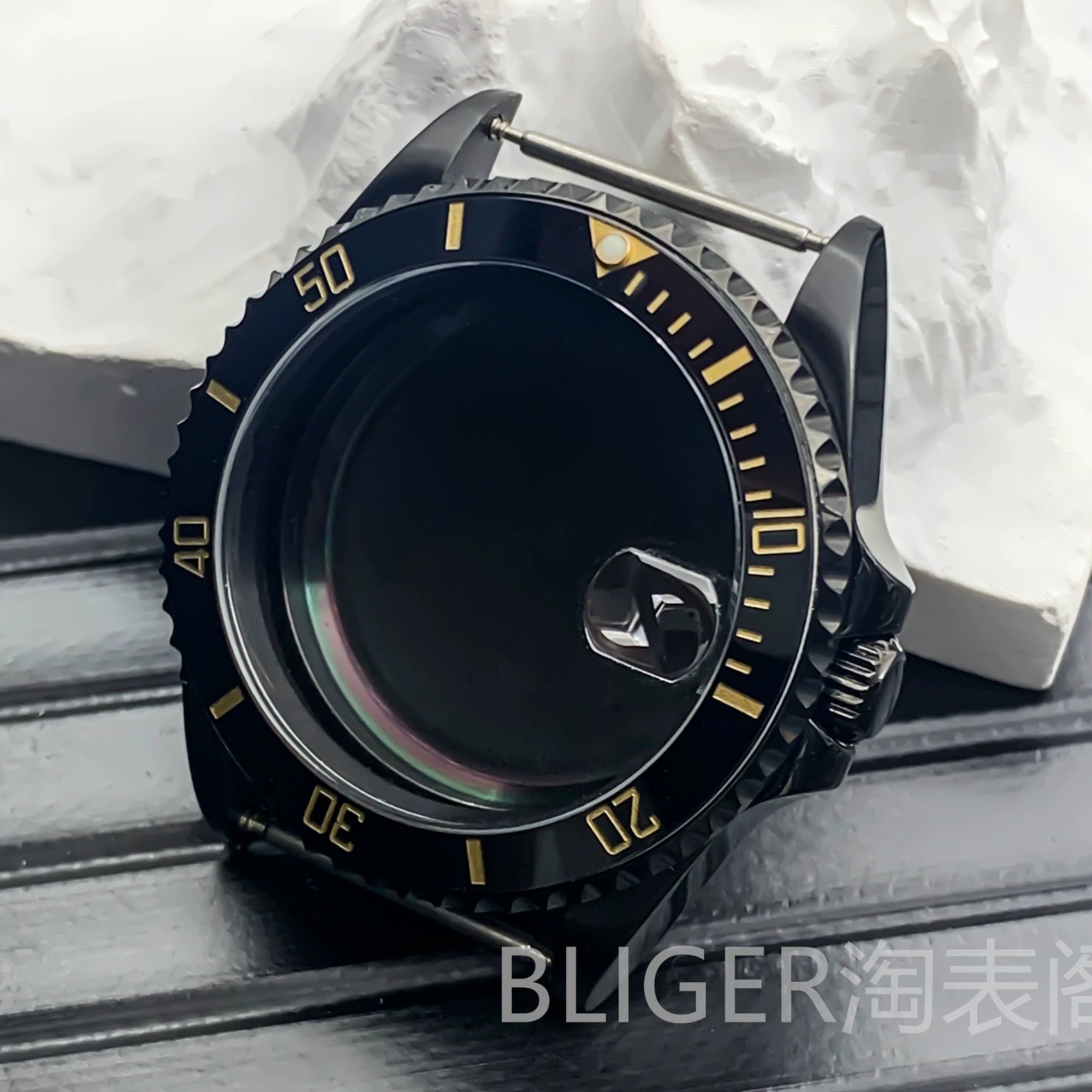 36mm 38mm Submariner Case GMT Bezel NH34 35 36 ETA2824  PT5000 Sapphire 10bar