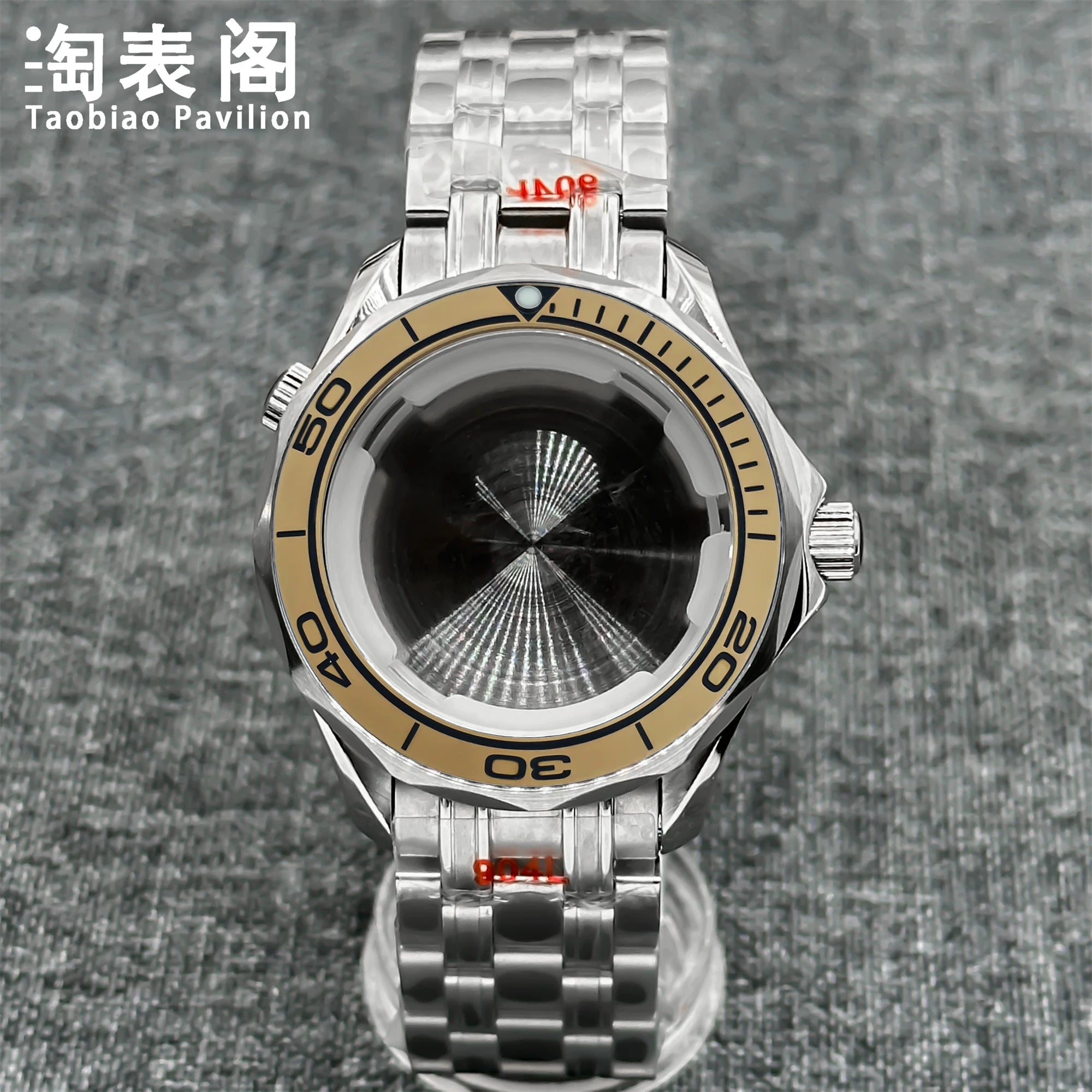 41Mm Seamaster 300 case for NH35/36 ETA2824 PT5000 Miyota 8215 Solid Back 10ATM Sapphire
