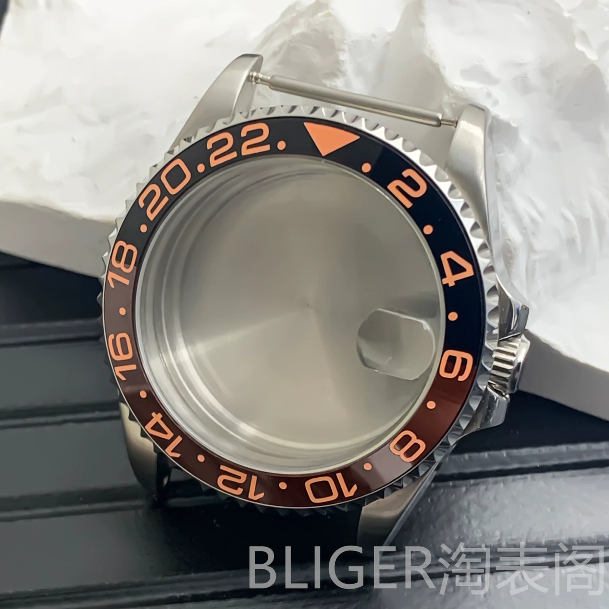36mm 38mm Submariner Case GMT Bezel NH34 35 36 ETA2824  PT5000 Sapphire 10bar