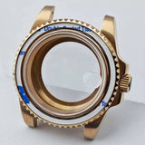 Bidirectional rotating bezel Watch Case 40.5MM Submariner / GMT Yacht sapphire glass two-way rotating  for NH34/NH35/NH36 38