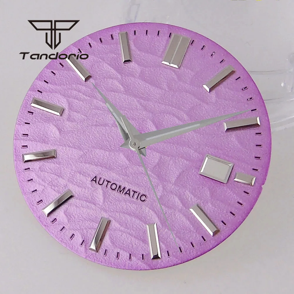 33.5MM gs Cocktail watch dial silver hand set NH35 NH36 nh38 pilot modification accessories