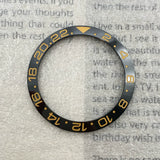 GMT Bezel Insert aluminum bezel 38mm x 30.6mm for GMT MASTER etc case pepsi